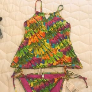 Trina Turk tankini NEW size 10